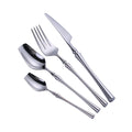 Luxury Mirror Shiny Stainless Steel Flatware Spoon Fork Cutlery Set for Wedding and Back to School Events