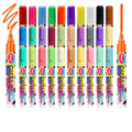 Non-toxic 8-colors Liquid Chalk Marker Pen for Paper 3mm Round Toe Tip
