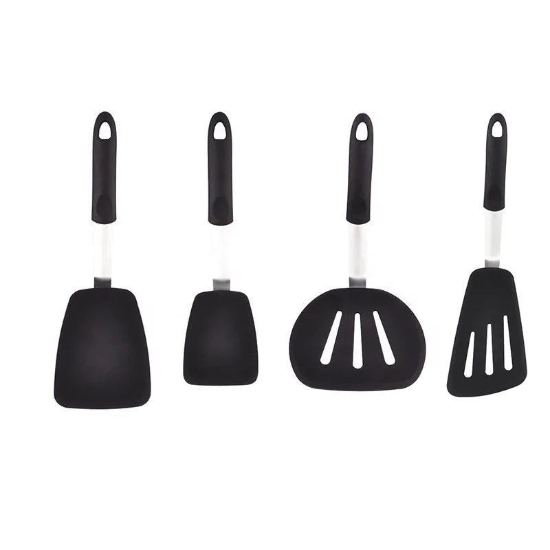 New Design Kitchen Utensils Silicone Turner Spatula Silicone Slotted Turner Spatula Silicone Kitchenware Turner