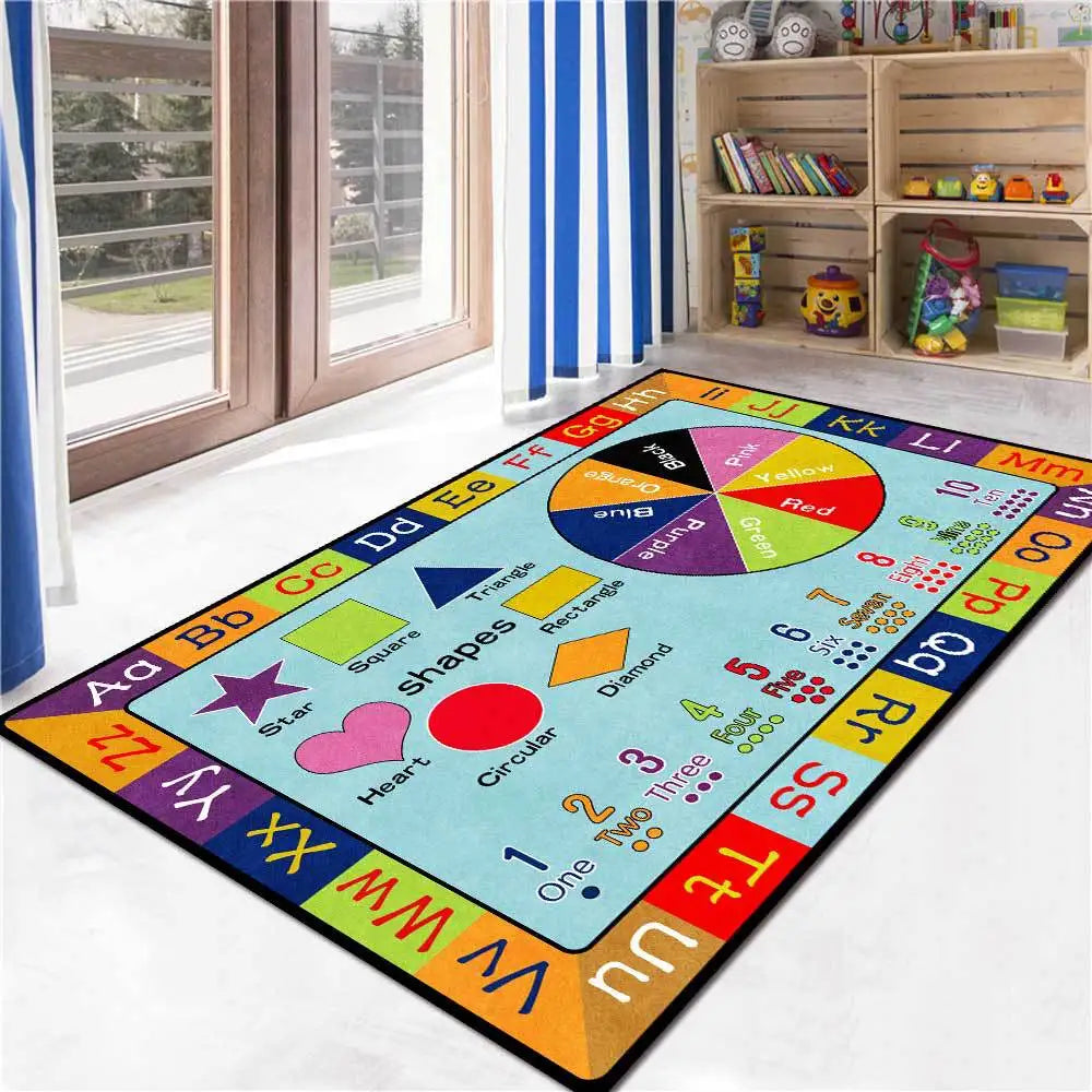 DaiRui Factory Direct Sale Indoor House Floor Living Room Kids Bedrooms Rugs Carpet 3d Cartoon Children Play Game Mats//