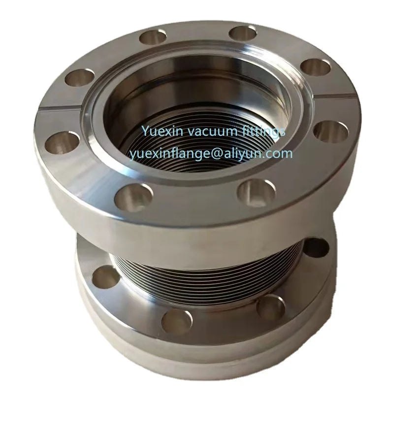 Stainless Steel Metal Vacuum KF ISO CF50 Flange Super-elastic Bellows Hose