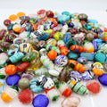 Wholesale Bulk Mixed Shape Assorted Handmade Murano Lampwork Glass Beads for Bracelet Jewelry Making