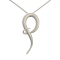 Brush Twist Snake Alloy Pendant Necklace for Women