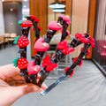 Wholesale Cartoon Flower Plastic Hair Bands Fixed Artifact Non-slip for Kids Girls & Women Weddings/Birthdays