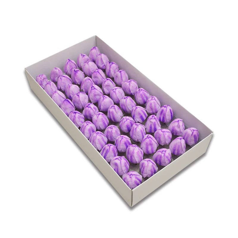 Wholesale Artificial Tulips Flower New Design Soap Flowers Head Contracted Style Wedding Wall Decoration Silk Tulips