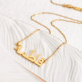 Minimal Jewelry Custom Arabic Necklace Personalized Stainless Steel Charm Women Necklace