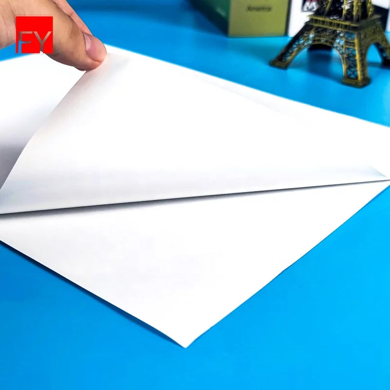 Inkjet Sticker Factory Stock Waterproof Printable A4 Sheet Glossy Vinyl Photo Sticker Paper for Inkjet Printer