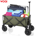 WOQI Outdoor Camping Fishing Garden Shopping Sports Beach Boardwalk Folding Wagon