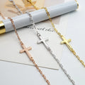 Hot Selling 925 Silver Sideways Cross Bracelet Link Bracelets Wholesale