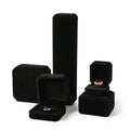 10 Colors Black Velvet Jewelry Boxes for Ornaments like Rings Necklaces Bracelets Pendants Bangles Stud Earrings Packaging