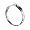 Quick Release Tube Clamp Ventilation Ducting Pipe Clamp Quick Action Lock Hose Clamp for Flexible Ducts