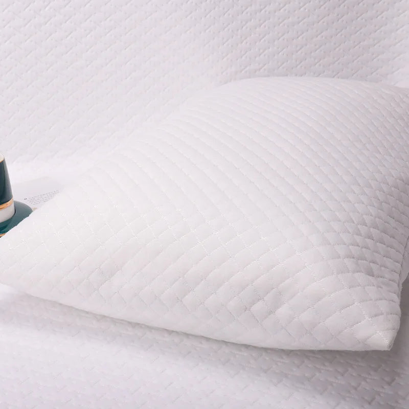 Custom Modern Solid Stitching Polyester Waterproof Quilted Pillow Protector with Envelope Closure