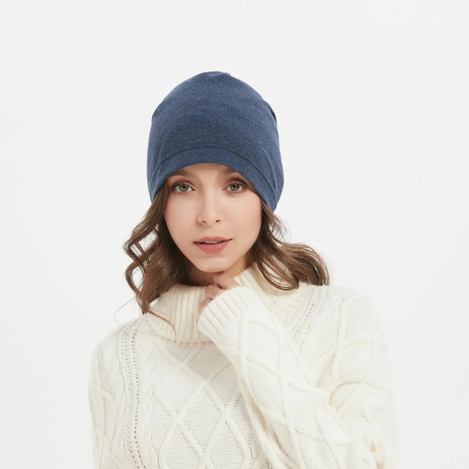 Best Sale EMF Block Faraday Hat Radiation Shield Pure Silver Health Protect Unisex Silver Fiber Beanie