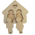 His and Hers Key Holder Wall Keychain for Home Entrance Doors Decor