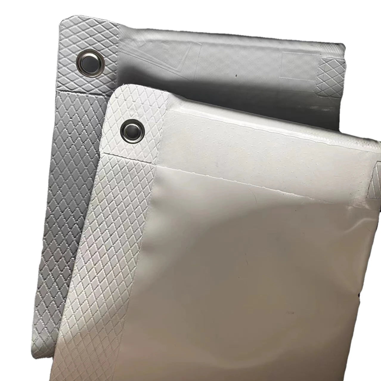Custom Printed Plain Water Resistant Heavy Duty Black PVC Coated Ripstop Tarpaulin Cover for Boys Girls Blackout Cargo Tarps