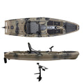10.5'ft Pedal Kayak for Lake and Breeze Water for Occasional Fishing and Canoe Microwave Canoe and Kayak