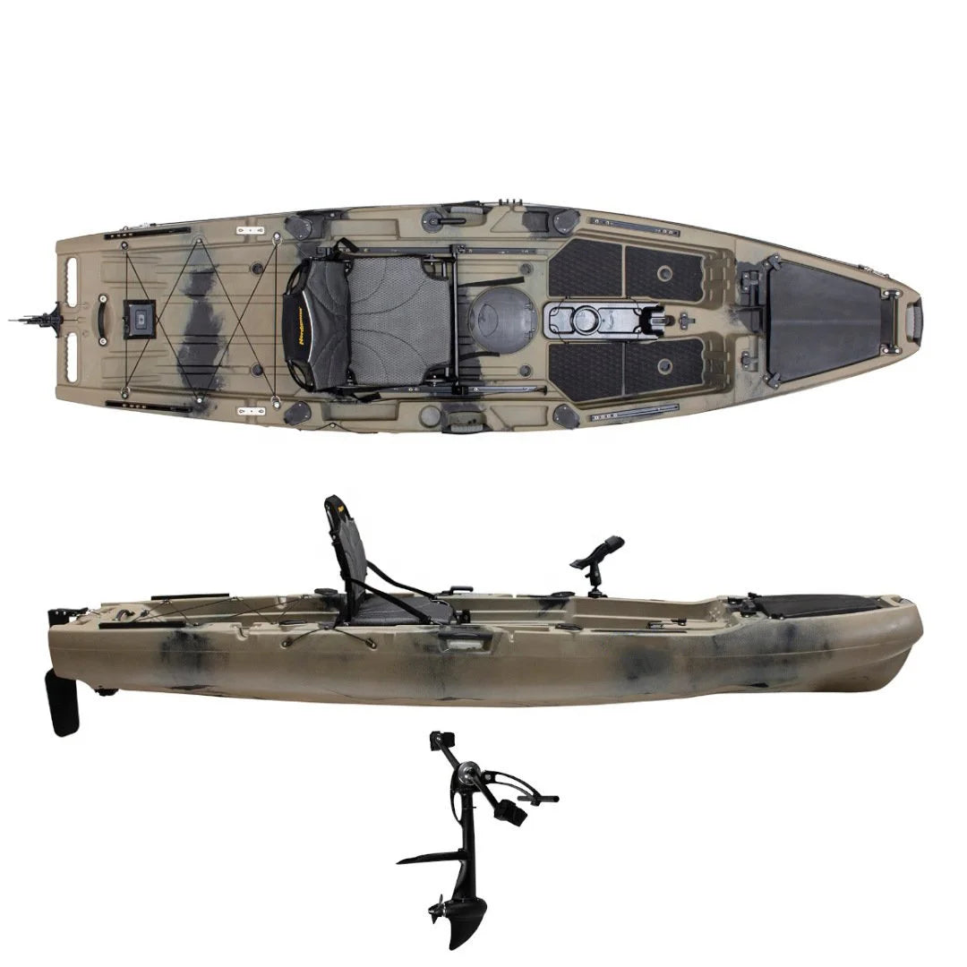 10.5'ft Pedal Kayak for Lake and Breeze Water for Occasional Fishing and Canoe Microwave Canoe and Kayak