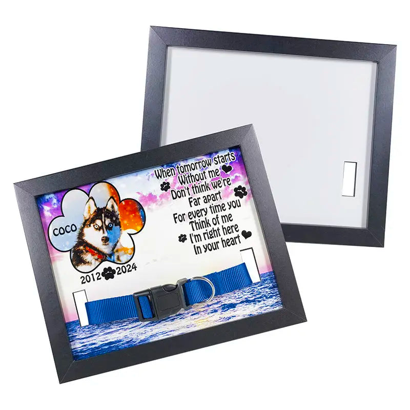 MDF Sublimation Wood Blank Pet Memorial Photo Frames Picture Frames for Dog/Cat/Pet Use