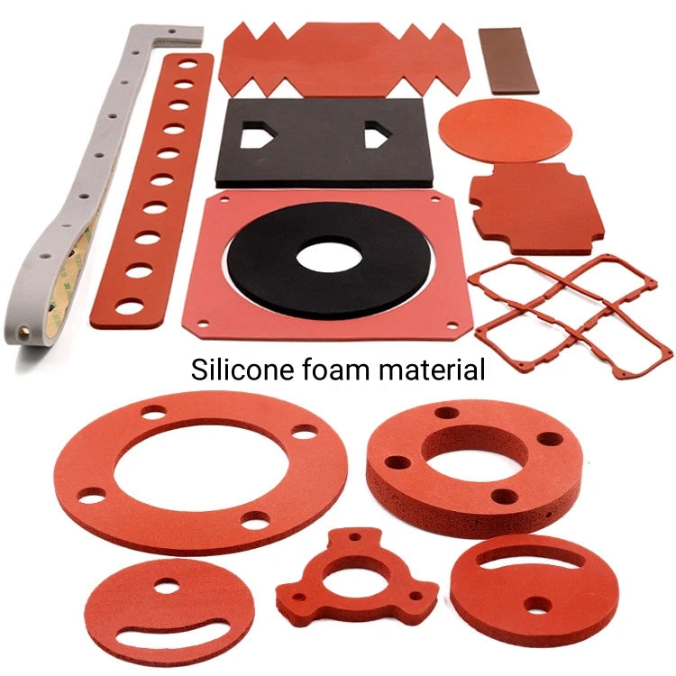 Customized Special-shaped Products Rubber Automotive Silicone Cutting Gasket Sealing Insulation Waterproof Silicone Gasket