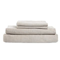 2025Top-rated Natural Soft Woven French Linen Bed Sheets & Duvet Cover Set with Solid Pattern Customizable Colors for Home Use