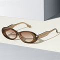 Women Luxury Brand Designer Black Female Sun Glasses Shades Classic Gafas De Sol Mujer Vintage Small Oval Sunglasses