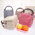 Gelory Fashionable Portable Lunch Tote Bag Reusable Insulated Lunch Container for Picnics Foldable Lunch Holder