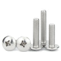 M2 M3 M4 M5 M6 M8 JIS1111Stainless Steel Cross Recessed Mushroom Phillips Drive Truss Head Machine Screw
