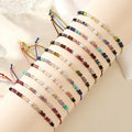 Bohemian Semi-precious Stone Beads Friendship Rope Hand-beaded Women's Handmade Bracelet