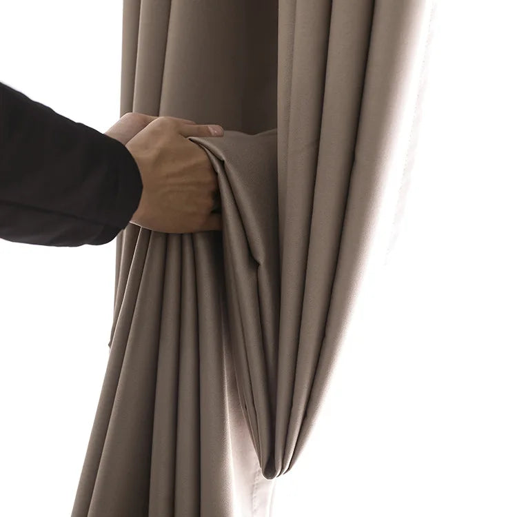 Kingworth High Quality Modern Luxury Fabric Window Blackout Curtain for the Living Room Bedroom