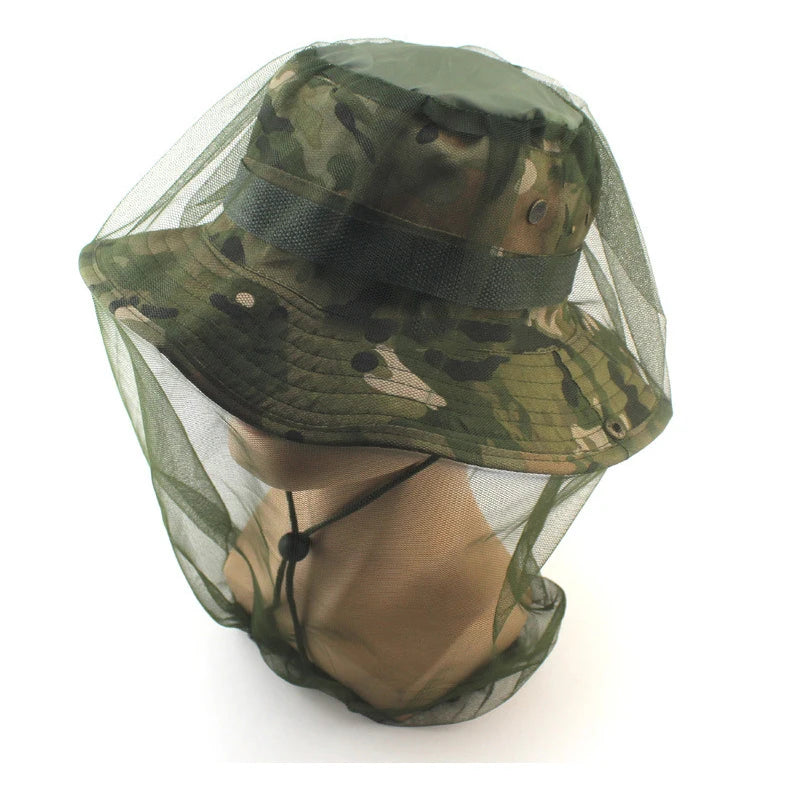 Outdoor Mosquito Insect Bug Face Protector Mosquito Head Net Mesh Face Cover for Insects and Bugs