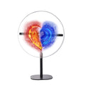 43cm WiFi Desktop 3D LED Light Projector Indoor 3D Hologram Advertising Machine with Screen Holographic Fan