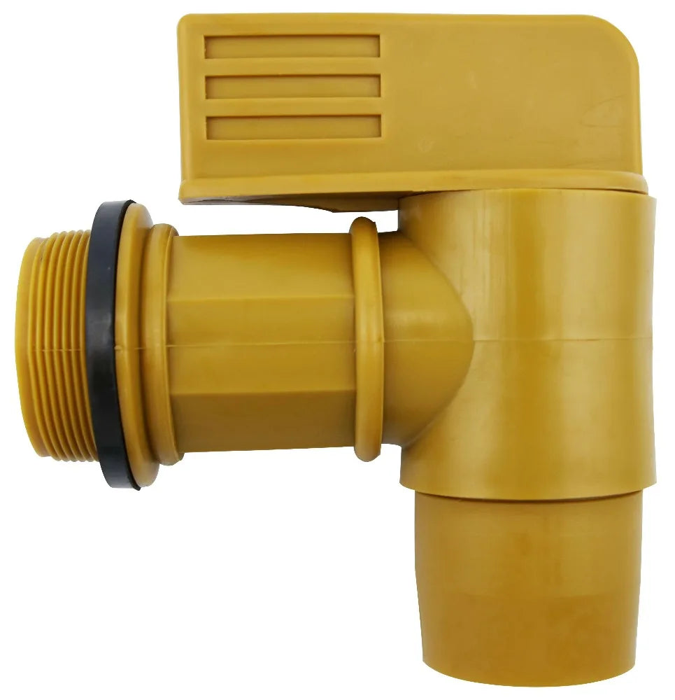 POLY Drum Valve 2" Anti-corrosive Tank Bung Faucet Drain Valve for Dispensing Oils and Chemical Liquids