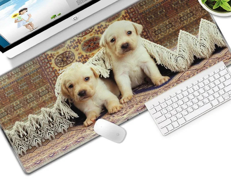 Sublimation Mouse Pad Large Mouse Pad Office Carpet Desk Pad Mouse Mat Black Big Mousepad Rubber Mats for Computer Table