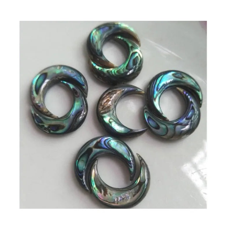 Abalone Shell Mother of Pearl Shell Beads Crescent Shape Shell Pearls Moon Shape Beads for DIY Jewelry