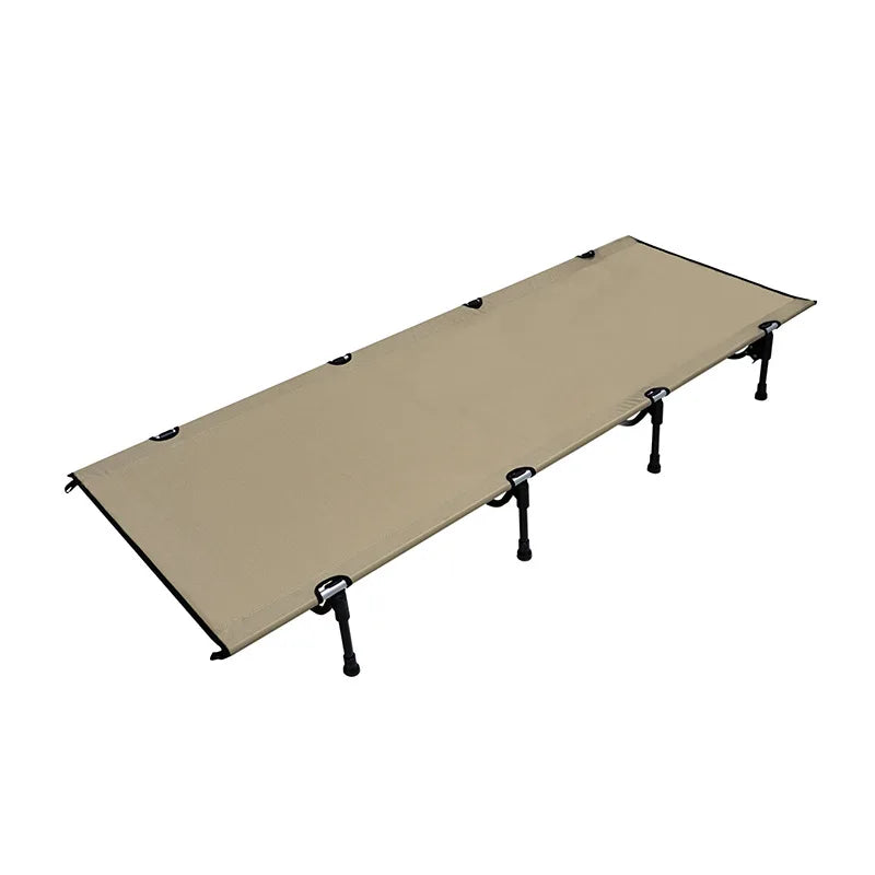 Spot Aluminum Alloy Portable Folding Camp Bed Outdoor Camping Off-the-ground Moisture-proof Camping Bed