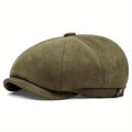 2025 New Spring Autumn Beret for Men and Women Retro Fashion Suede Newsboy Cap