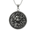 Casting Mens Jewelry Stainless Steel Vintage Black Crystal Gothic Skull Pendants Necklace  for Biker Men