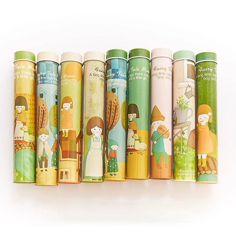 Creative Mini Metal Barrel Pencil Case Stationery Office Pencil Cases