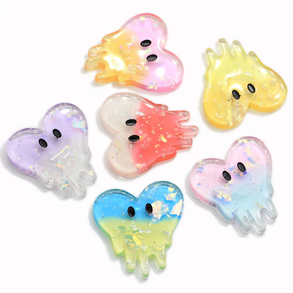 Wholesale Cartoon Tooth 100Pcs Resin Beads Cute Teeth Decoration Crafts Charms Flatback Ornament Accessories