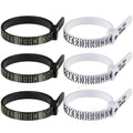 Plastic Jewelry Measuring Tool Ring Sizer Multisizer US Size 1-17 White/Black BJ-12360 China