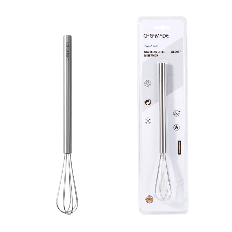 CHEFMADE WK9937 Portable Handheld 18/8 Stainless Steel Mini Ball Egg Beaters Eco-Friendly in Bulk