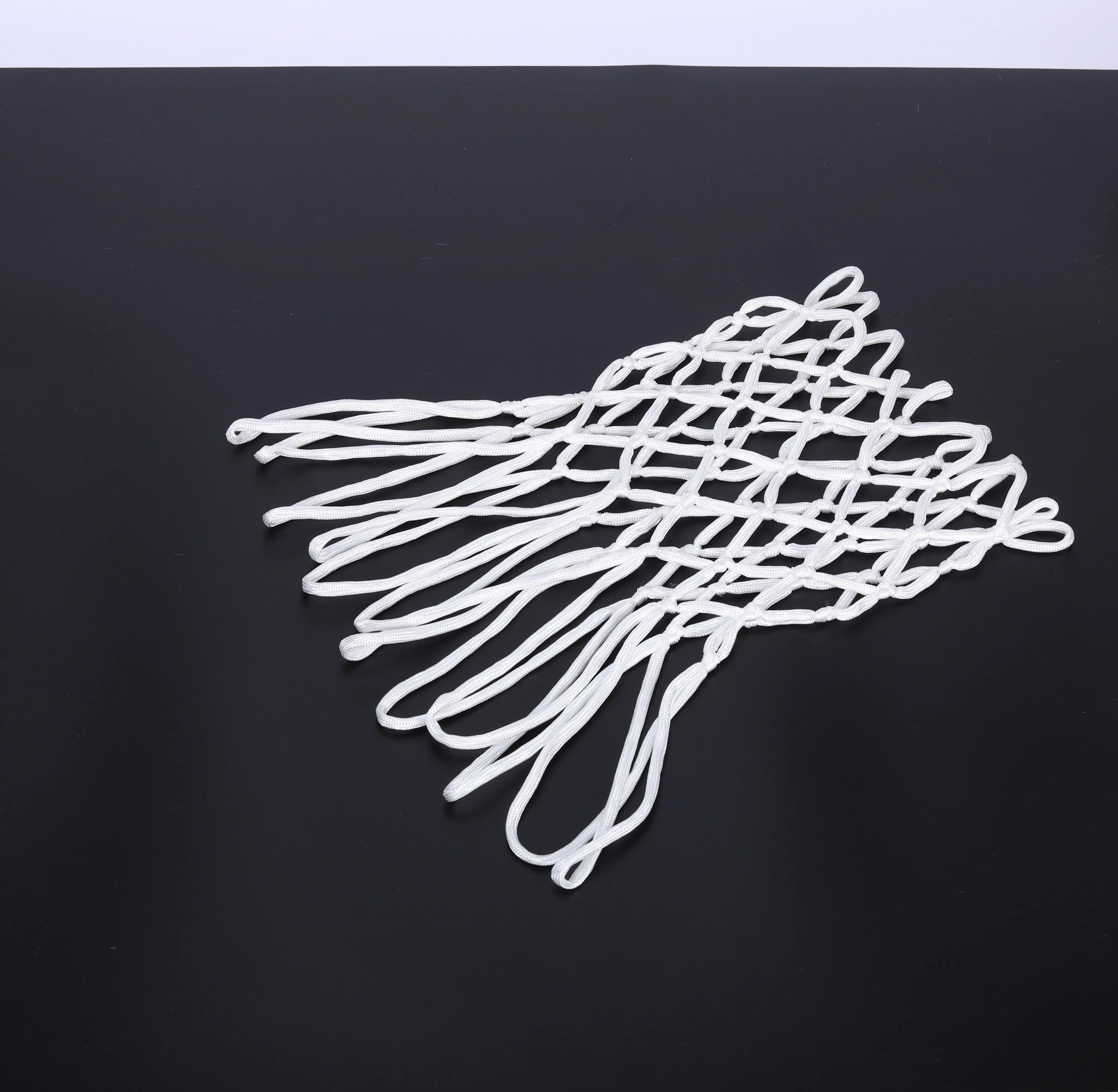 Custom 12 Loops White 150g Polyester Basketball Net XUDONG Brand 50cm Length for Court Equipment