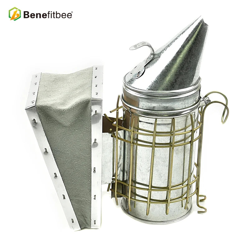 Benefitbee Galvanized Beekeeping Bee Smoker for Beekeeper