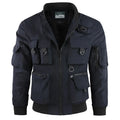 Men's Cargo Jacket With Multi-Pockets Recycled Polyester Materials Water-Resistant Outdoor Jacket for Hiking