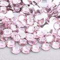 2 3 4 mm Light Pink Round Crystal Non Hotfix Strass DIY Beads Flatback Resin Decoration Crystal Stones for Decoration