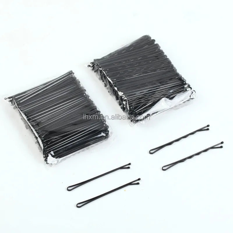 Factory Sale Customs Women Accessories Thick Bold Metal Black Diy Fix U Clip Hair Extensions Hair Pin Legs