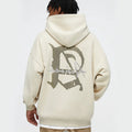 New Autumn/winter Rhinestone Hoodie Bow Hot Drill Zipper Jacket Hoodie Printing Heavyweight Oversized Over Face Hoodie