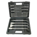 13pcs Kit Set Package Electric Hammer Drill Bits Chisel with SDS Plus Shank for Masonry Concrete Granite Stone Brick