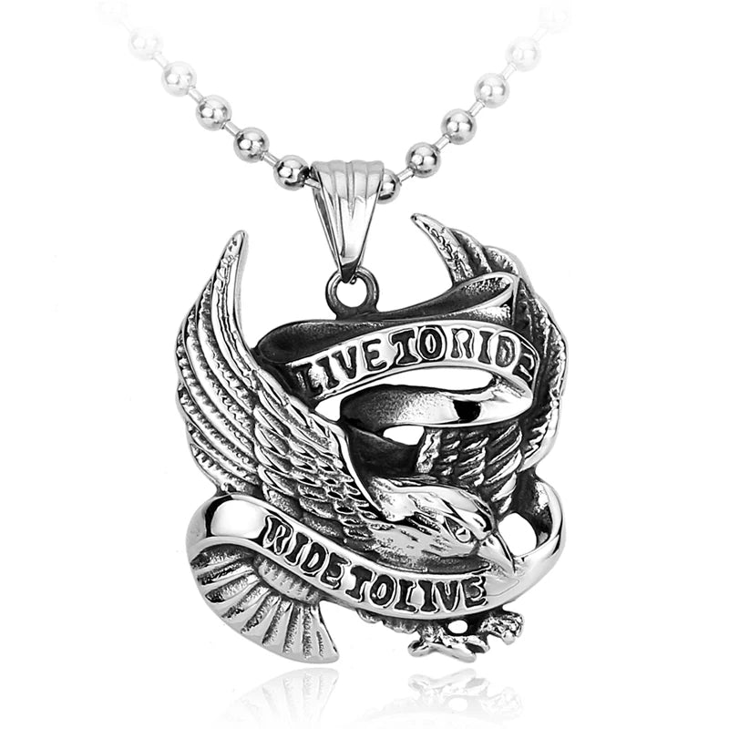 SS8-045P Steel Soldier Stainless Steel Gold Plated Pendant Charms Eagle Shape Gold Plated Pendant