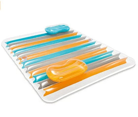 Promising Summer New Jumbo Inflatable PVC Eco-Friendly Water Resistant Portable Double Floating Mat Pool Swimming Air Lounge